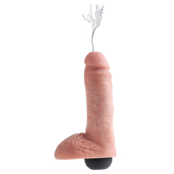 Squirting Cock Con Testicoli 8''