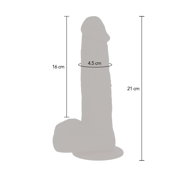 Dildo Vibrante Con Sfere Rotanti