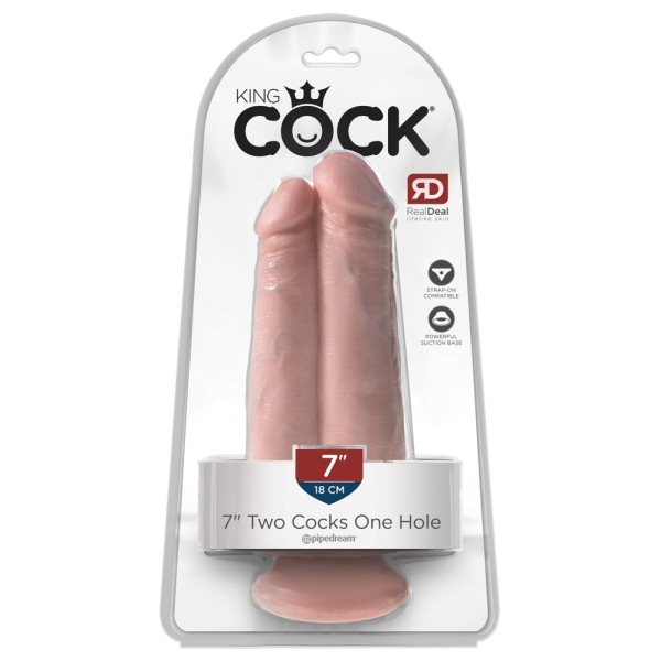 Dildo Doppio 7inch con Ventosa