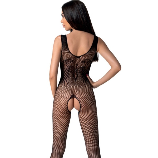 Bodystocking Nero Taglia Unica con Bretelle