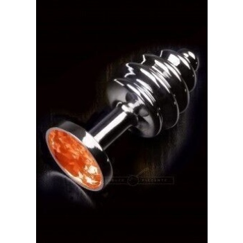 plug anale Jewellery Ribbed Orange