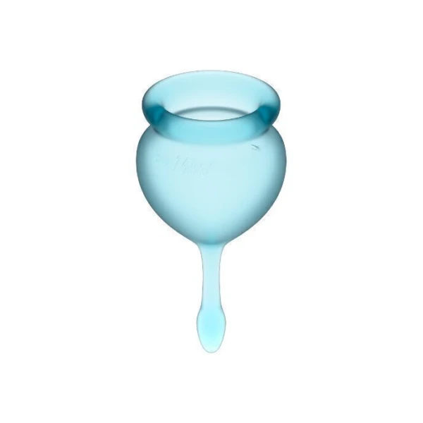 Coppa Mestruale Satisfyer Azzurro 15 + 20ml