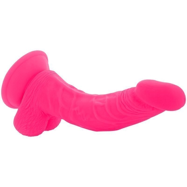 Dildo Flessibile Con Vibrazione 21,5 CM - Rosa