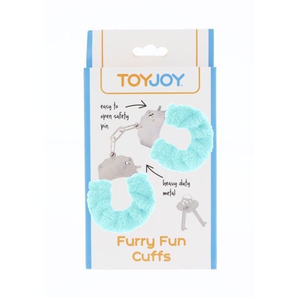 Manette Peluche Furry Fun Azzurro