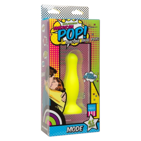 Plug anale 4,5 pollici American Pop Giallo