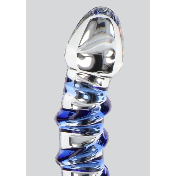 Dildo Realistico in Vetro G-Spot Gemstone