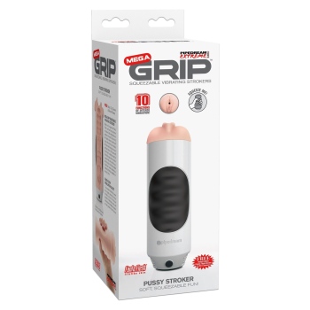 Mega Grip Pussy Stroker vibrante